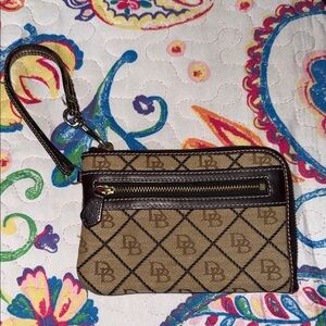 Dooney & Bourke Signature Monogrammed Wristlet